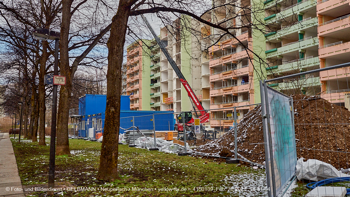 28.02.2023 - Sanierung in der Kurt-Eisner Straße Neuperlach
